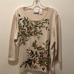 Lovely soft cotton top - 3/4 sleeves